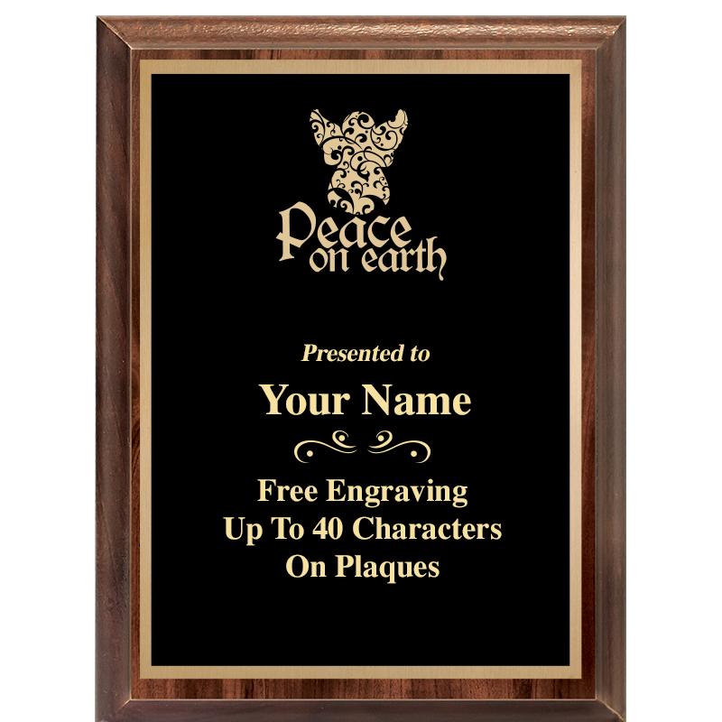 6X8 CLASSIC WOOD PLAQUE
