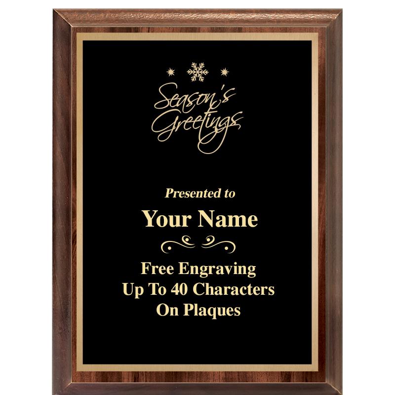6X8 CLASSIC WOOD PLAQUE