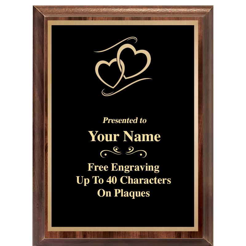 6X8 CLASSIC WOOD PLAQUE