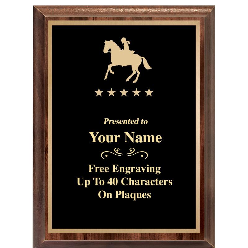 6X8 CLASSIC WOOD PLAQUE