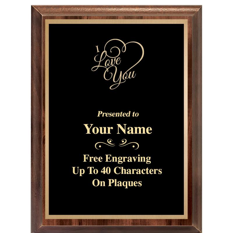 6X8 CLASSIC WOOD PLAQUE