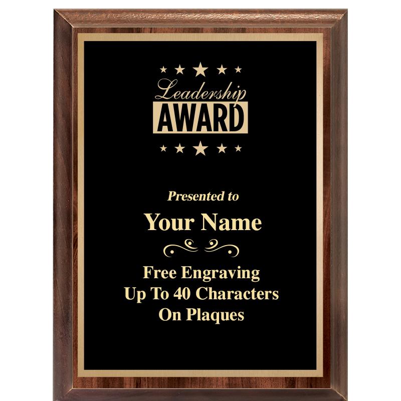 6X8 CLASSIC WOOD PLAQUE