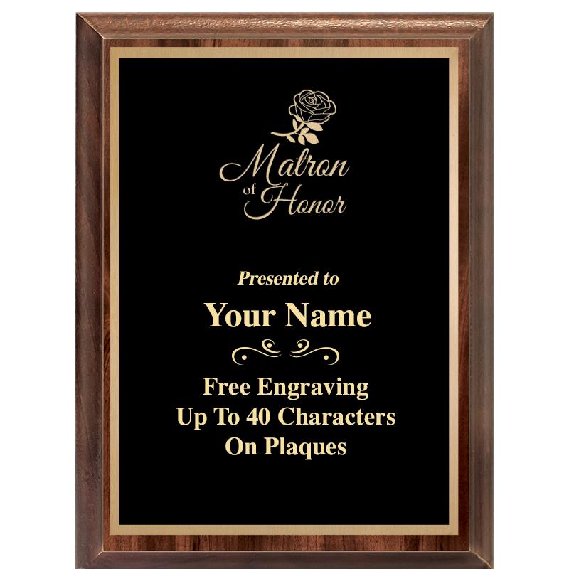 6X8 CLASSIC WOOD PLAQUE