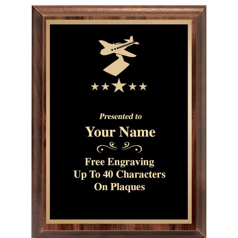 6X8 CLASSIC WOOD PLAQUE