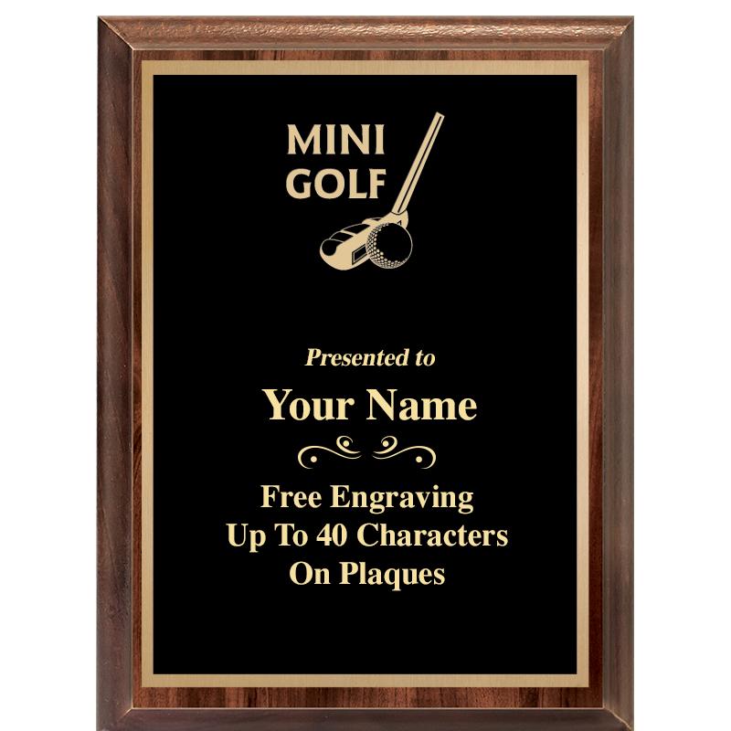 6X8 CLASSIC WOOD PLAQUE