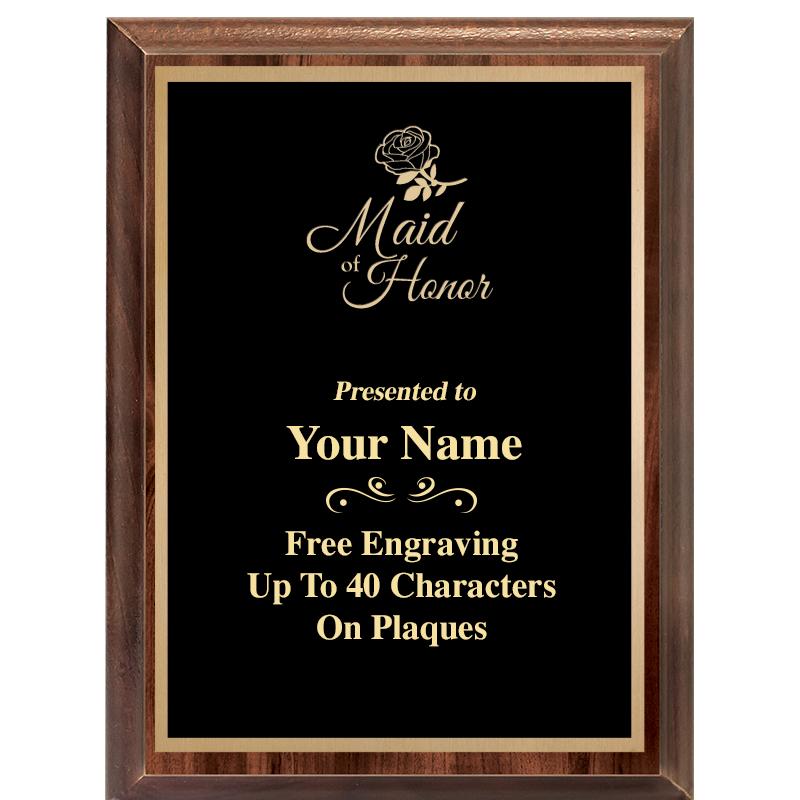 6X8 CLASSIC WOOD PLAQUE