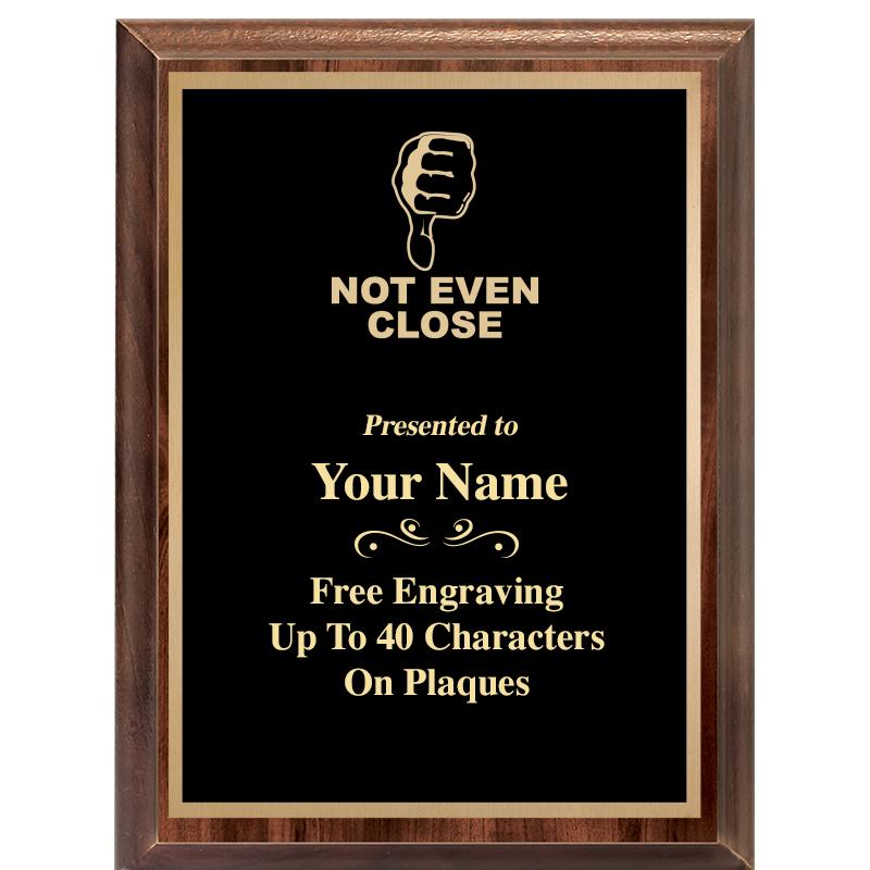 6X8 CLASSIC WOOD PLAQUE