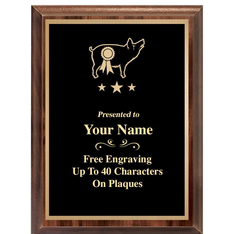 6X8 CLASSIC WOOD PLAQUE