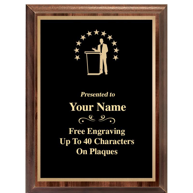 6X8 CLASSIC WOOD PLAQUE