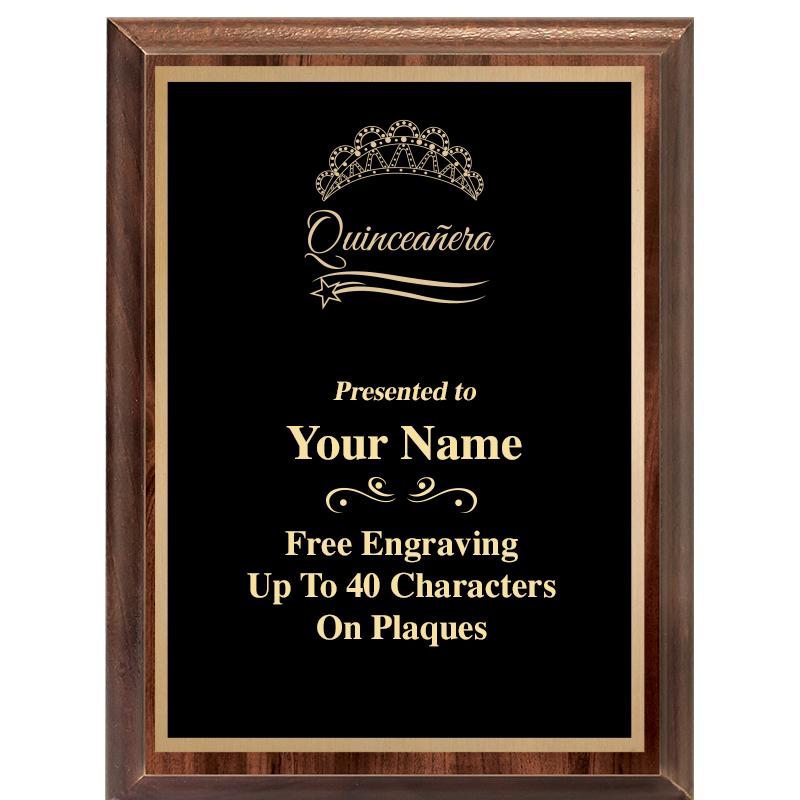 6X8 CLASSIC WOOD PLAQUE