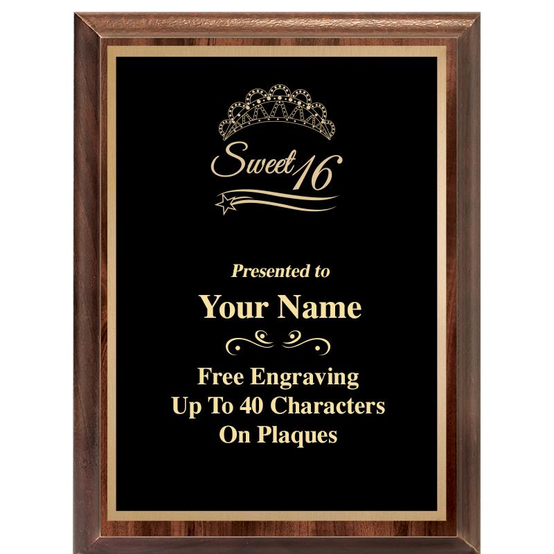 6X8 CLASSIC WOOD PLAQUE