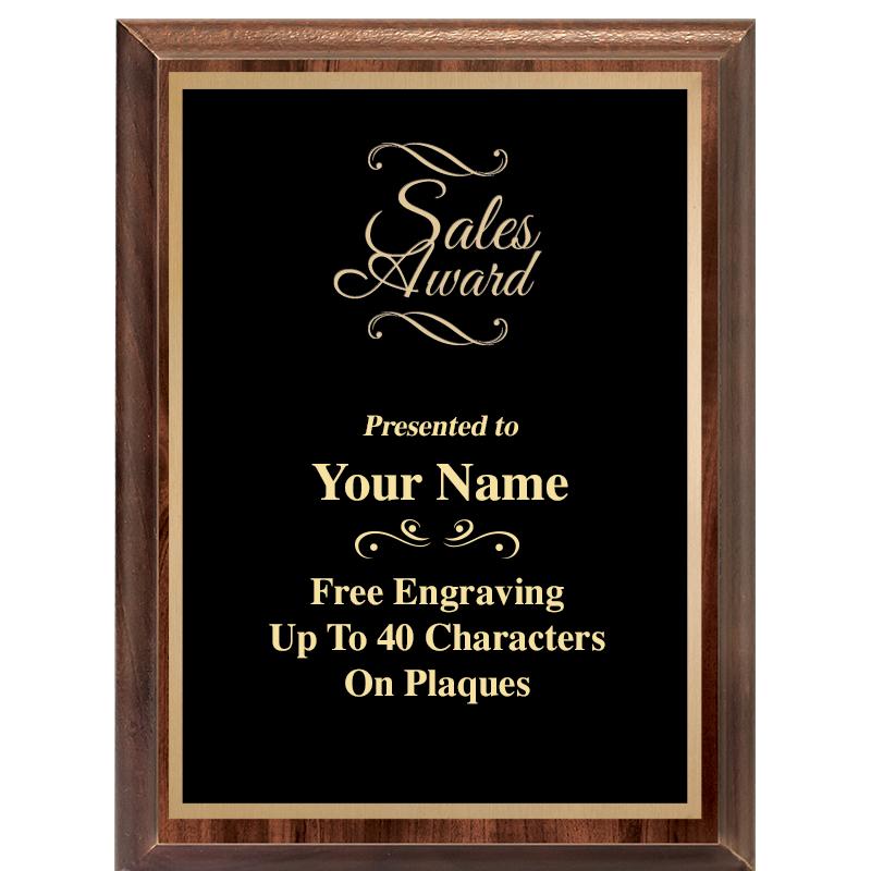6X8 CLASSIC WOOD PLAQUE