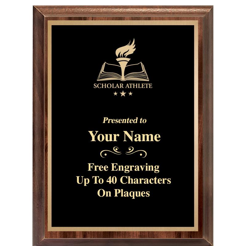 6X8 CLASSIC WOOD PLAQUE