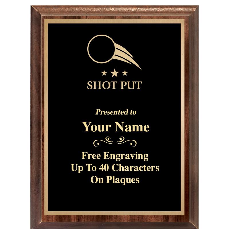 6X8 CLASSIC WOOD PLAQUE