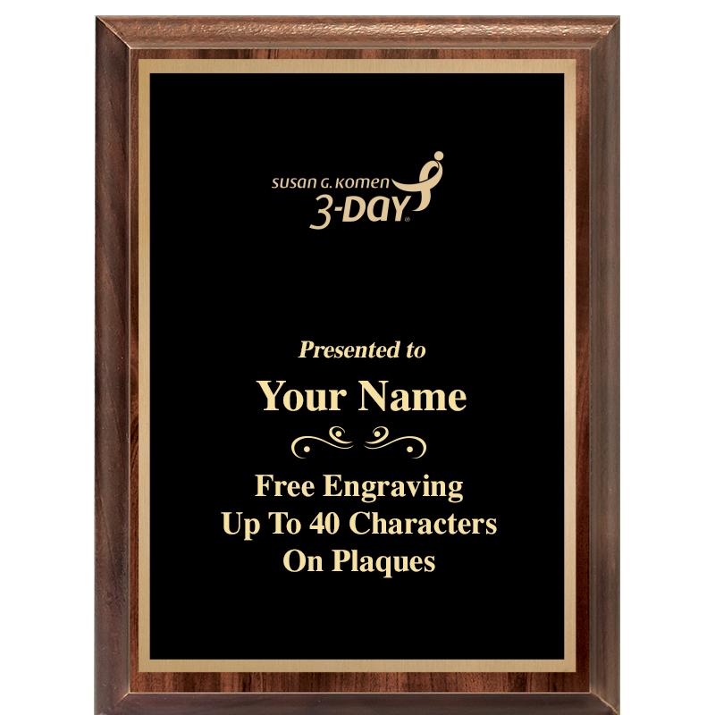 6X8 CLASSIC WOOD PLAQUE