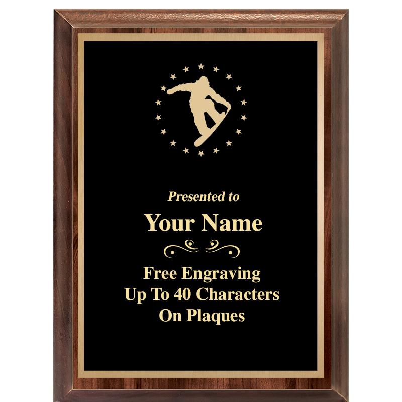 6X8 CLASSIC WOOD PLAQUE