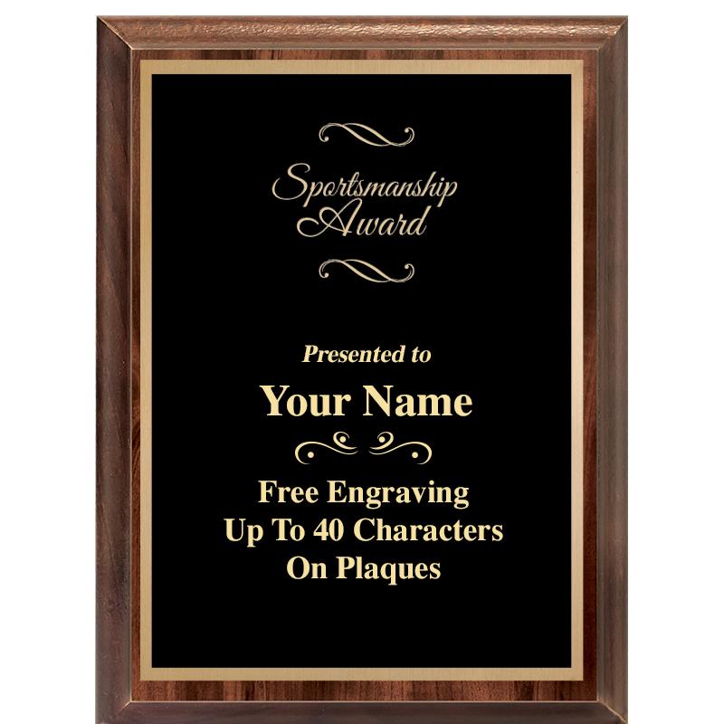 6X8 CLASSIC WOOD PLAQUE