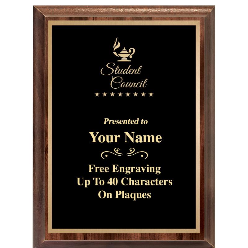 6X8 CLASSIC WOOD PLAQUE