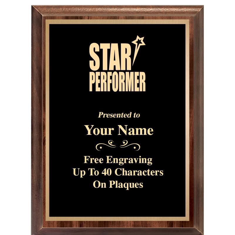 6X8 CLASSIC WOOD PLAQUE