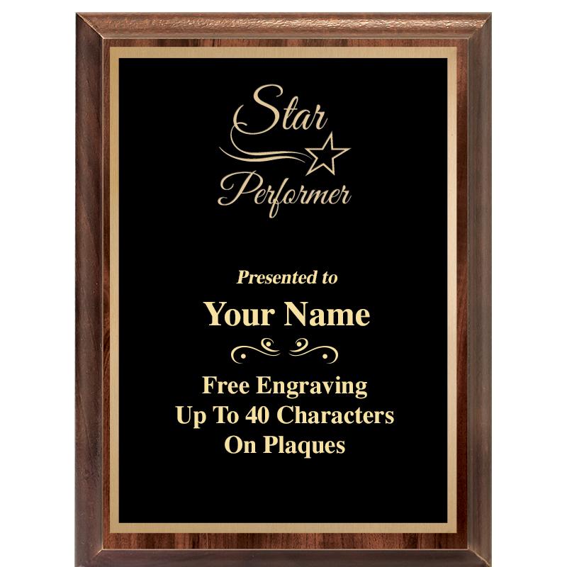 6X8 CLASSIC WOOD PLAQUE