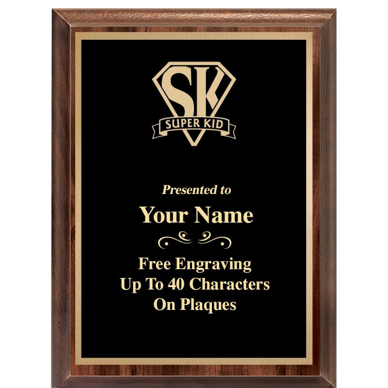 6X8 CLASSIC WOOD PLAQUE