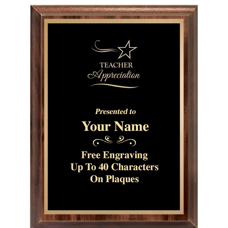 6X8 CLASSIC WOOD PLAQUE