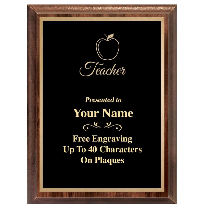 6X8 CLASSIC WOOD PLAQUE