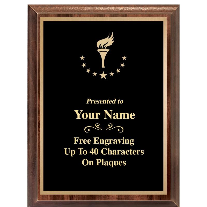 6X8 CLASSIC WOOD PLAQUE