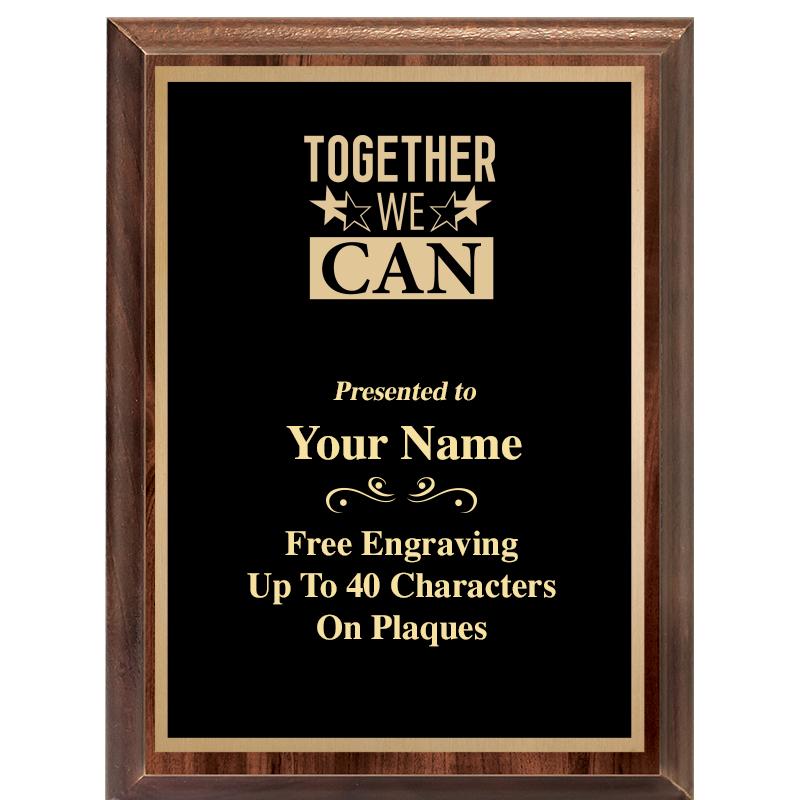 6X8 CLASSIC WOOD PLAQUE