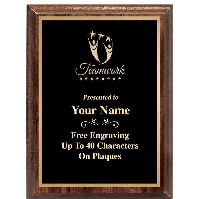 6X8 CLASSIC WOOD PLAQUE