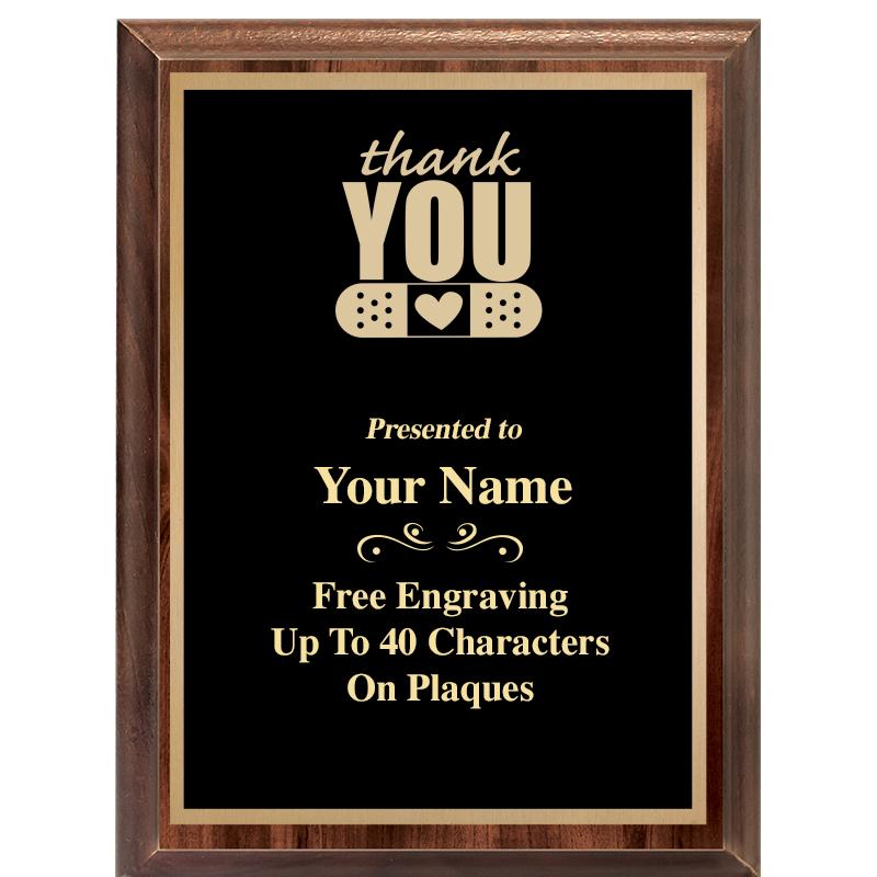 6X8 CLASSIC WOOD PLAQUE