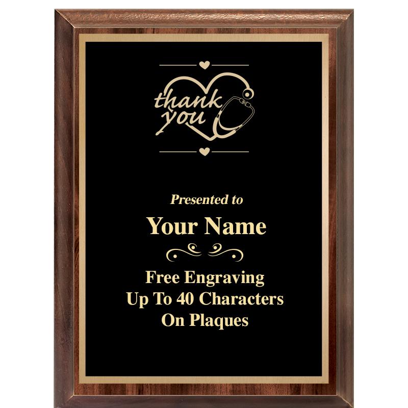 6X8 CLASSIC WOOD PLAQUE