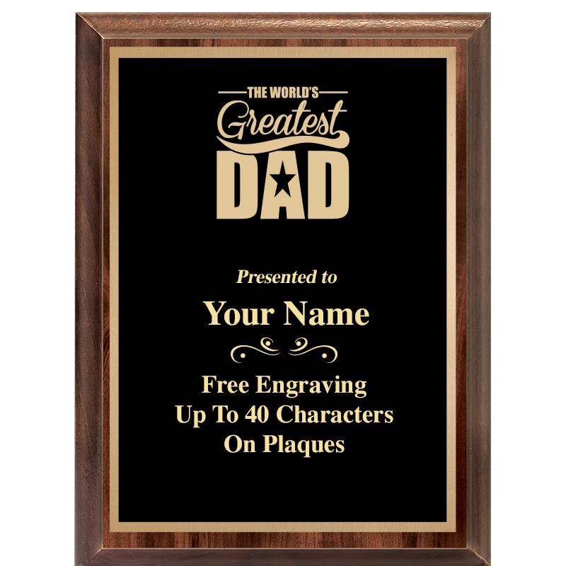 6X8 CLASSIC WOOD PLAQUE