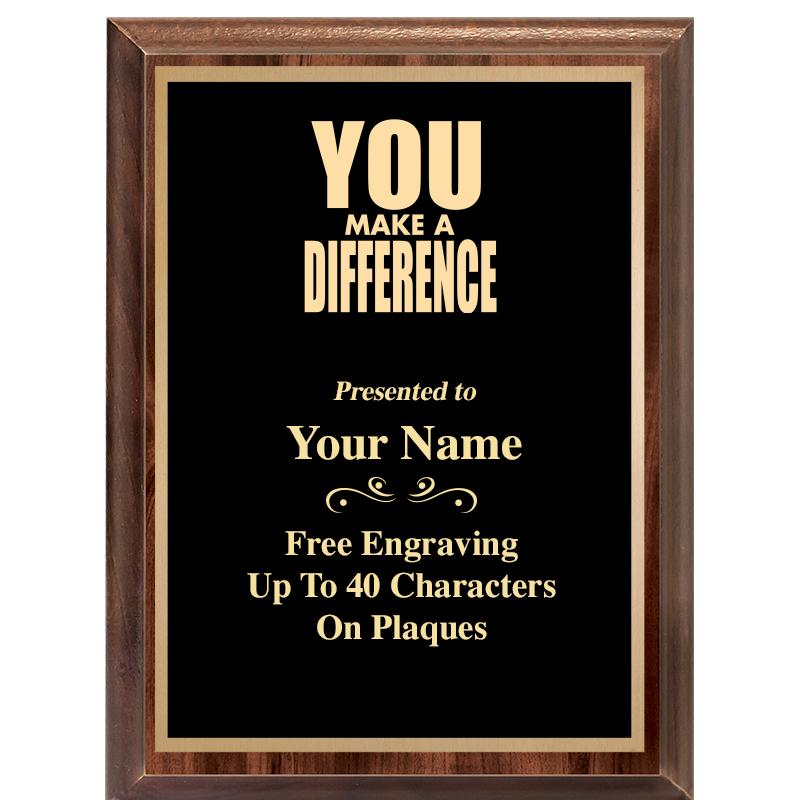 6X8 CLASSIC WOOD PLAQUE