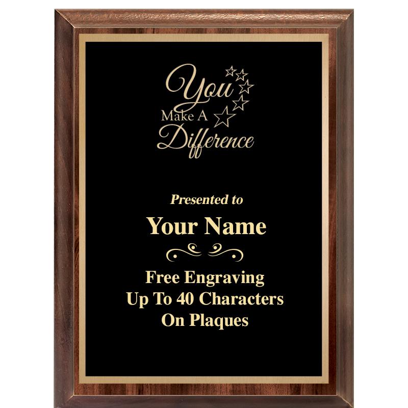 6X8 CLASSIC WOOD PLAQUE