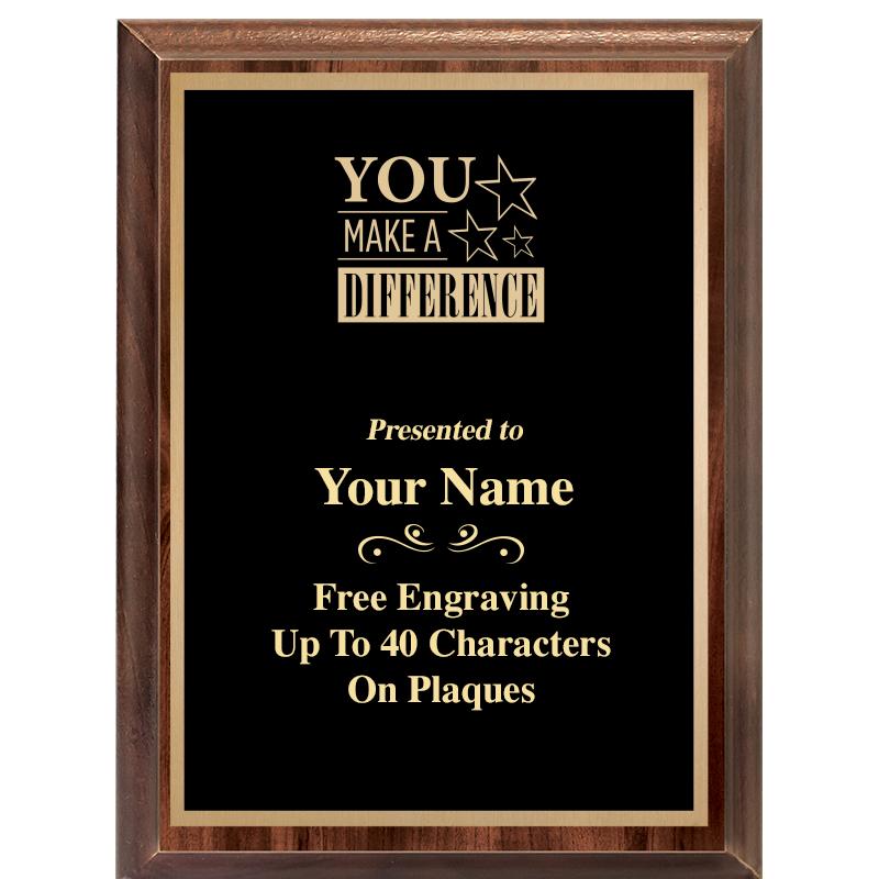 6X8 CLASSIC WOOD PLAQUE