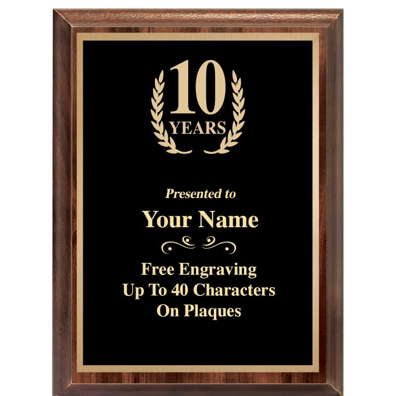 6X8 CLASSIC WOOD PLAQUE