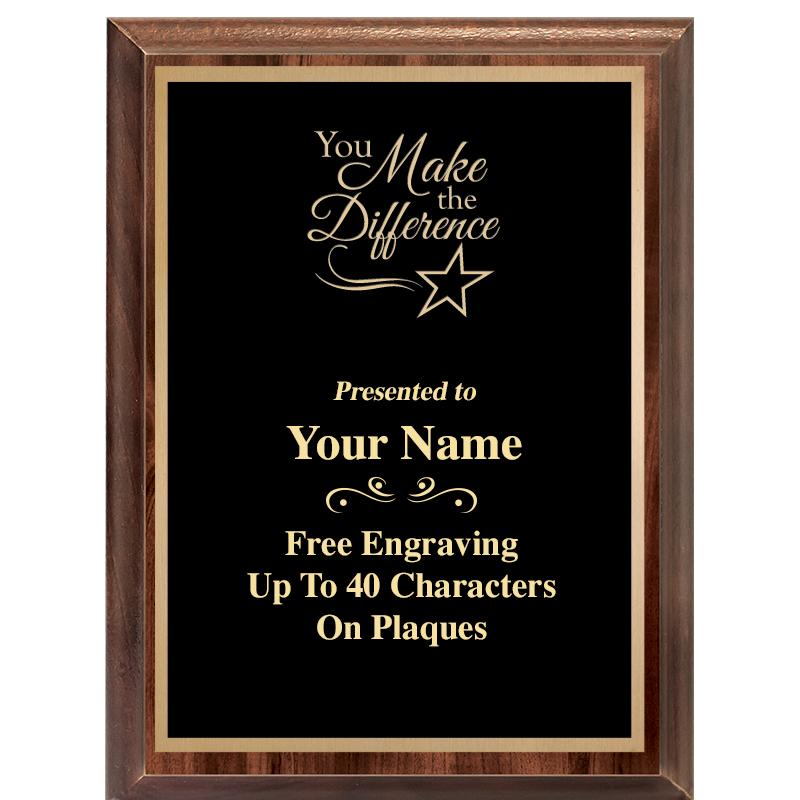 6X8 CLASSIC WOOD PLAQUE