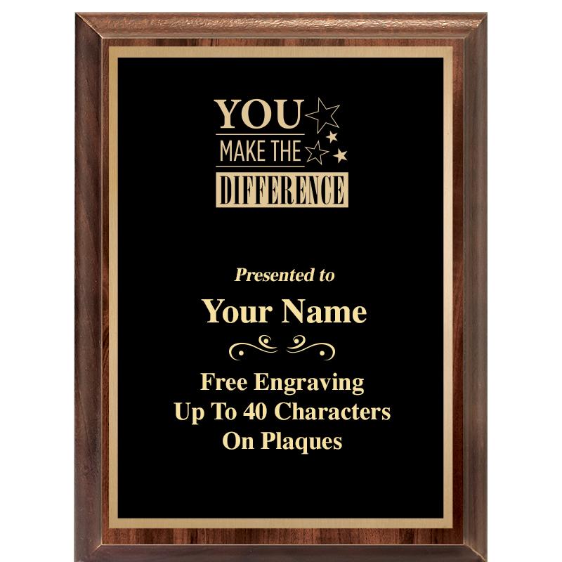 6X8 CLASSIC WOOD PLAQUE