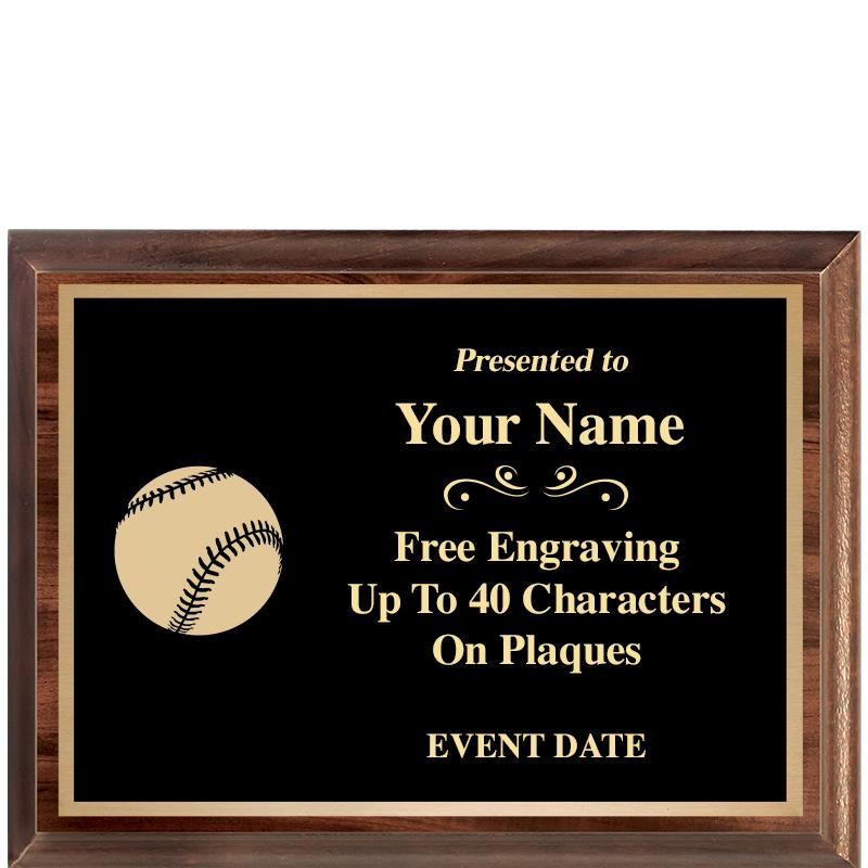 8X6 CLASSIC WOOD PLAQUE