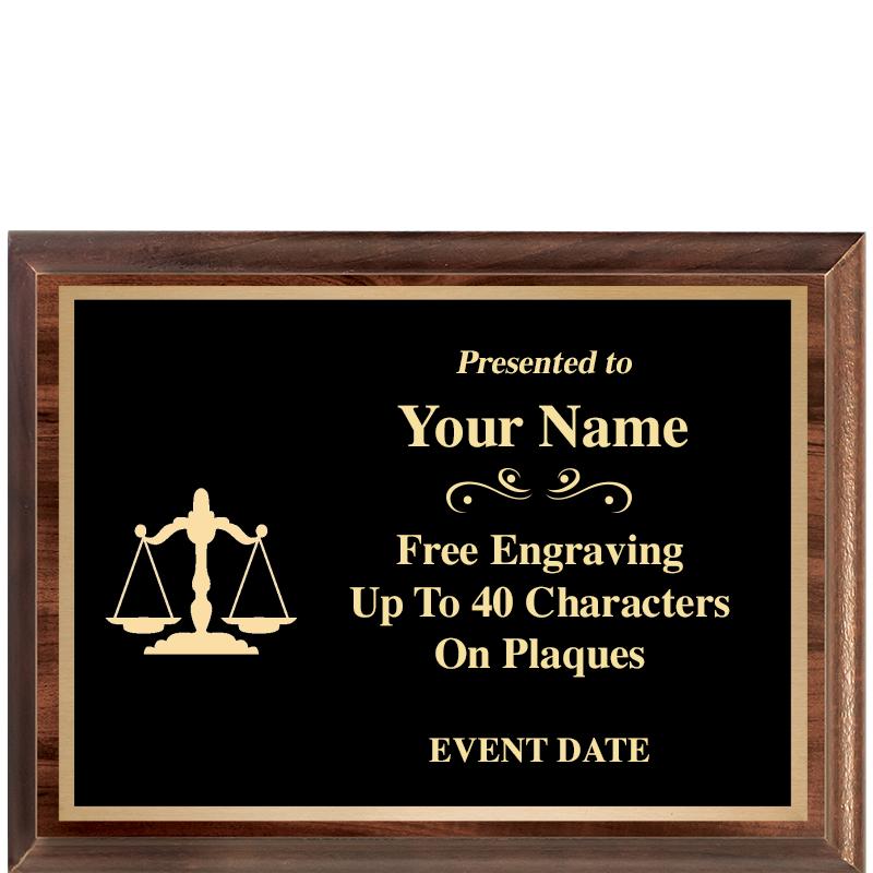 8X6 CLASSIC WOOD PLAQUE