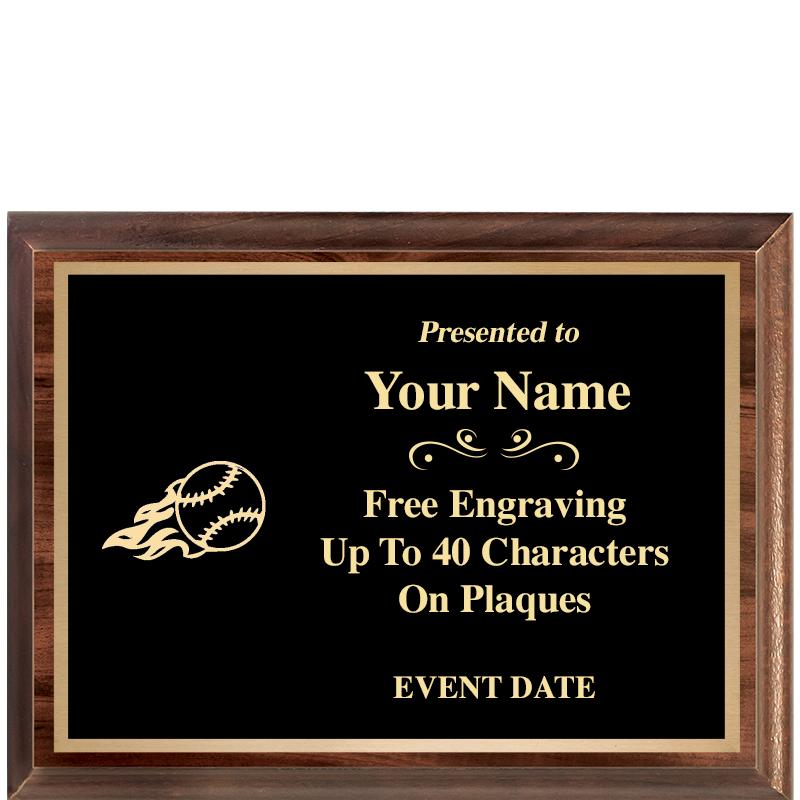 8X6 CLASSIC WOOD PLAQUE