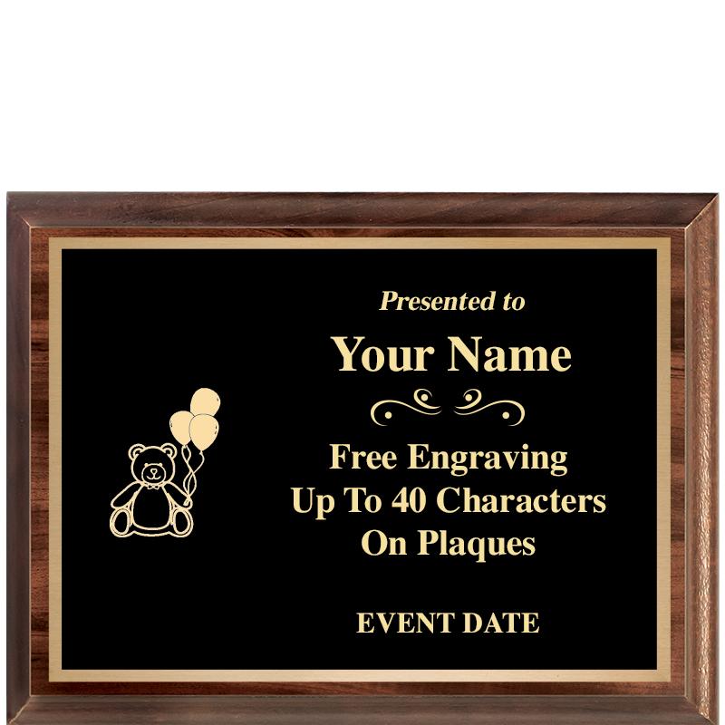 8X6 CLASSIC WOOD PLAQUE