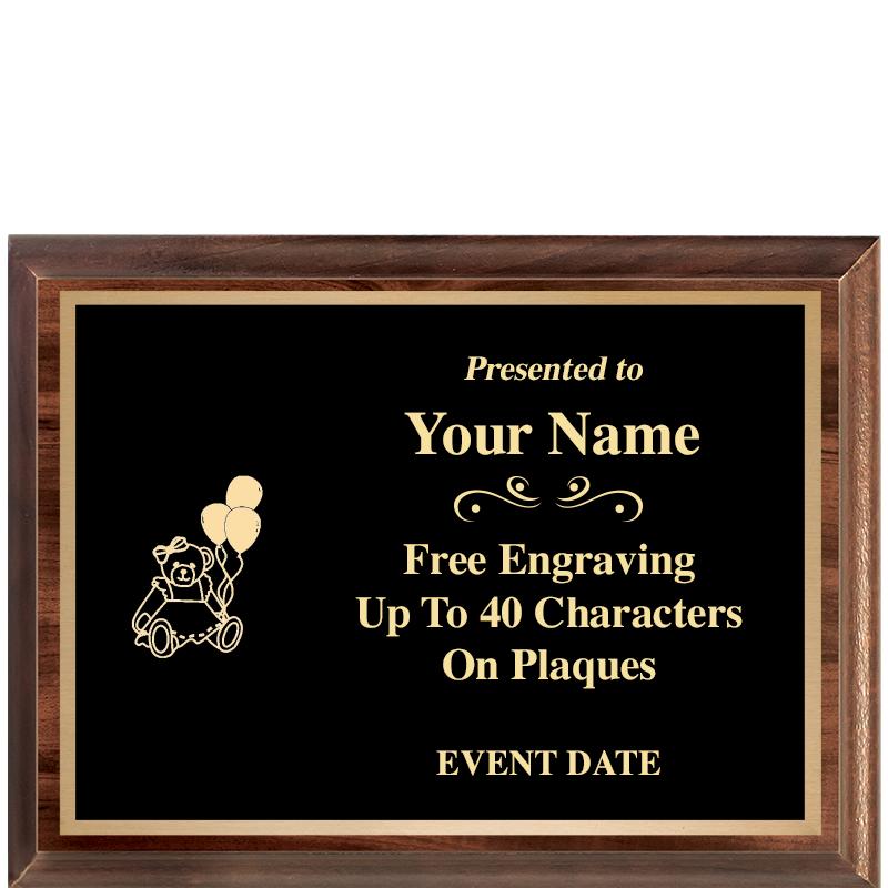 8X6 CLASSIC WOOD PLAQUE