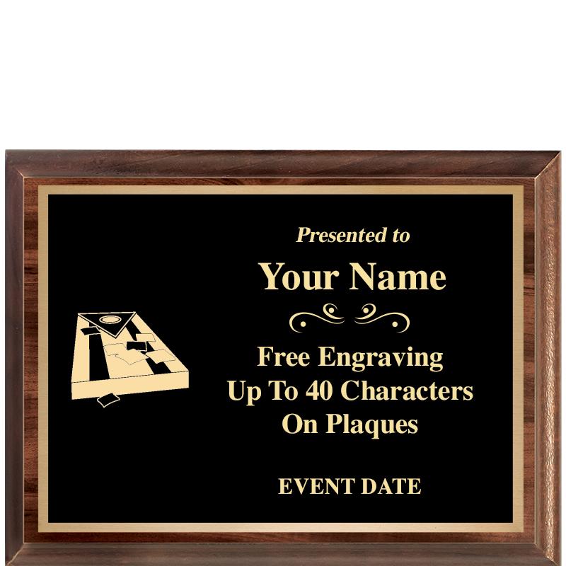 8X6 CLASSIC WOOD PLAQUE