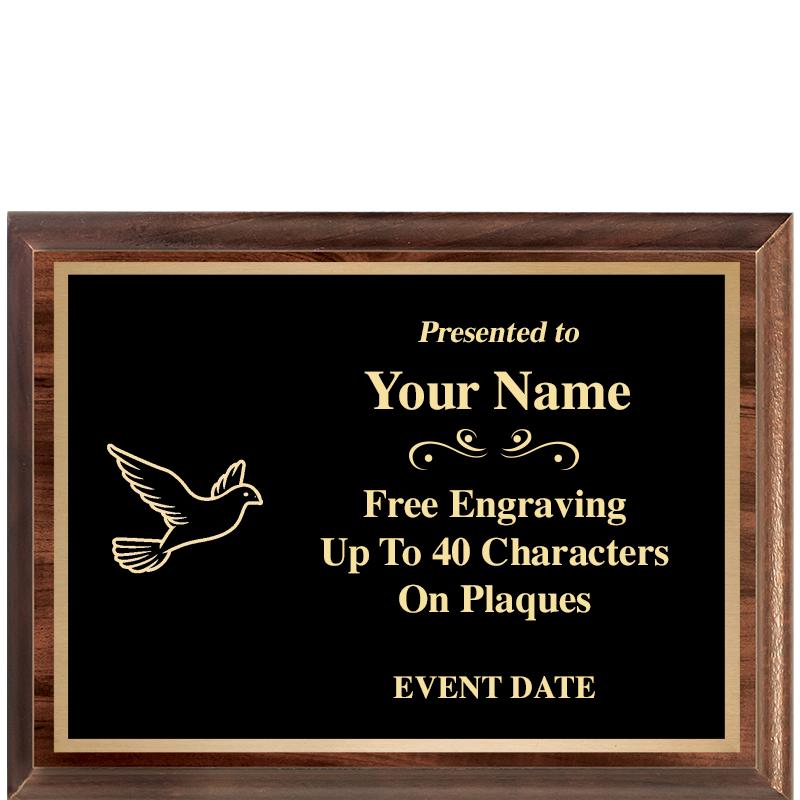 8X6 CLASSIC WOOD PLAQUE