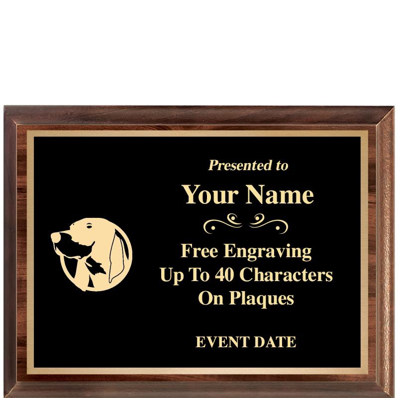 8X6 CLASSIC WOOD PLAQUE