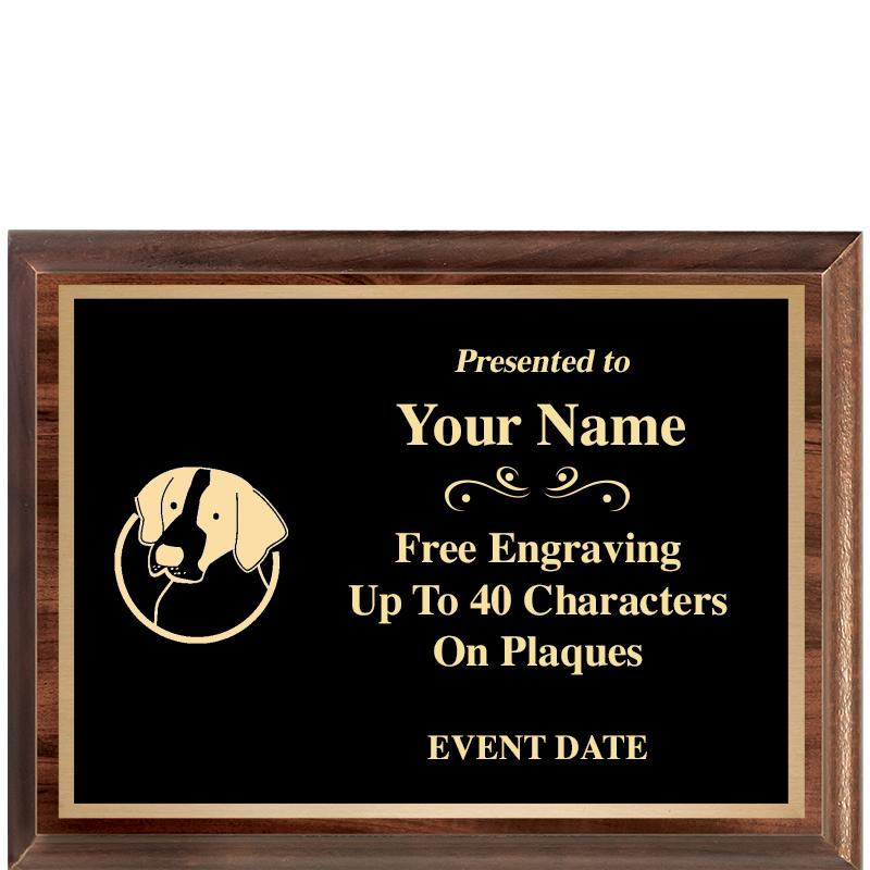 8X6 CLASSIC WOOD PLAQUE