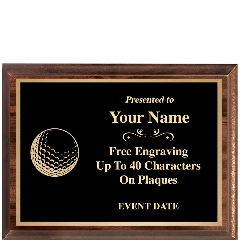 8X6 CLASSIC WOOD PLAQUE