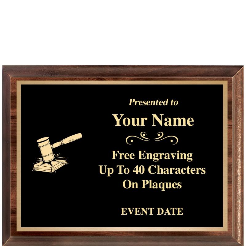 8X6 CLASSIC WOOD PLAQUE